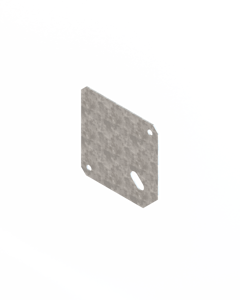 Mounting plate side galv for shutter FF063